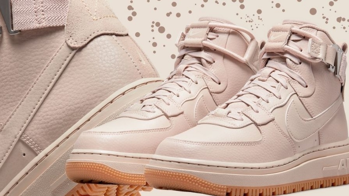 The Nike Air Force 1 High Utility 2.0 'Arctic Pink' has a fresh new look