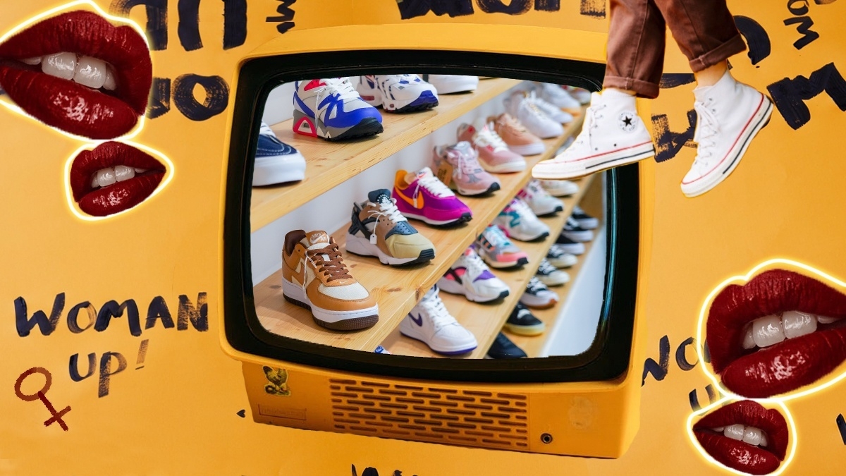 The separation of the sexes in sneaker stores
