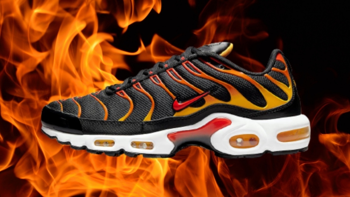 Check out the hot Nike Air Max Plus 'Reverse Sunset' ☀️
