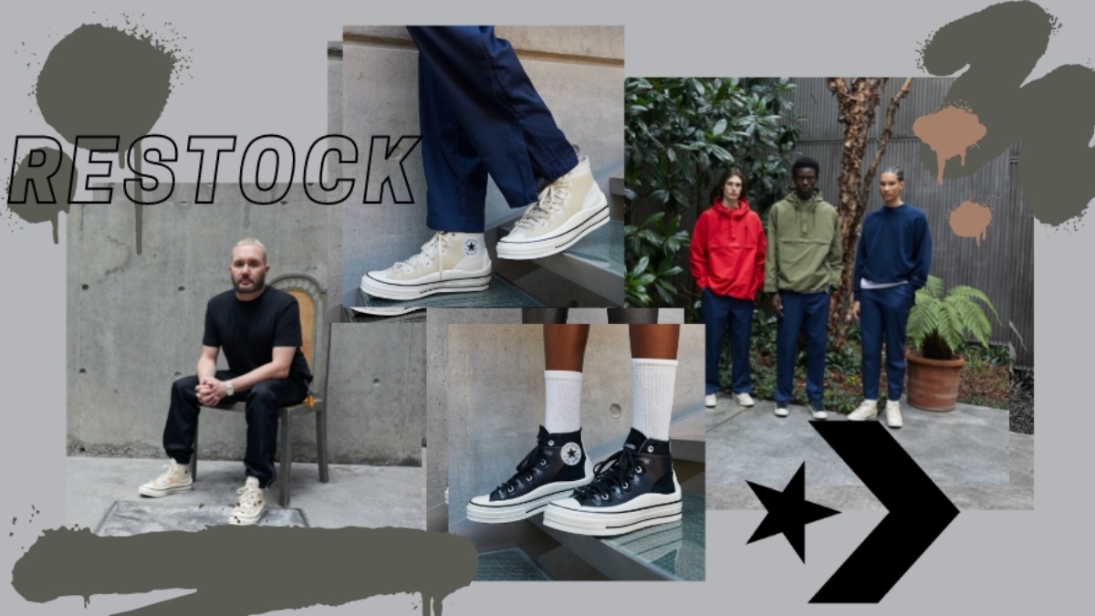 The Converse x Kim Jones collection is back in stock