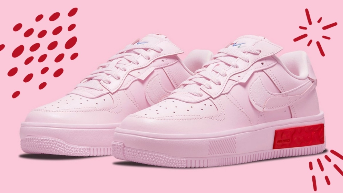 The Air Force 1 gets a new silhouette with the Fontanka 'Foam Pink'