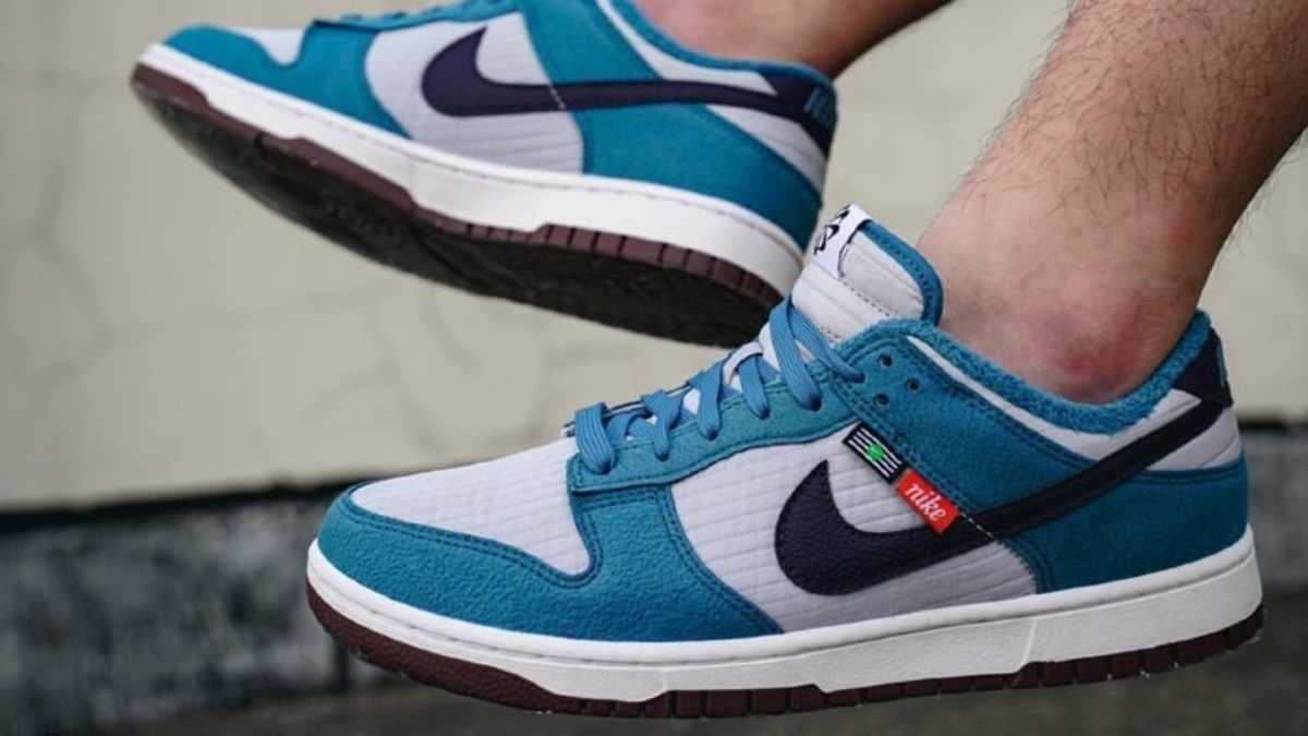New images have surfaced of the Nike Dunk Low Toasty 'Blue'