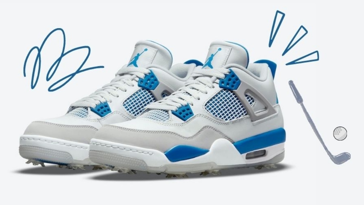 AJ4 Golf takes on the 'Military Blue' colorway