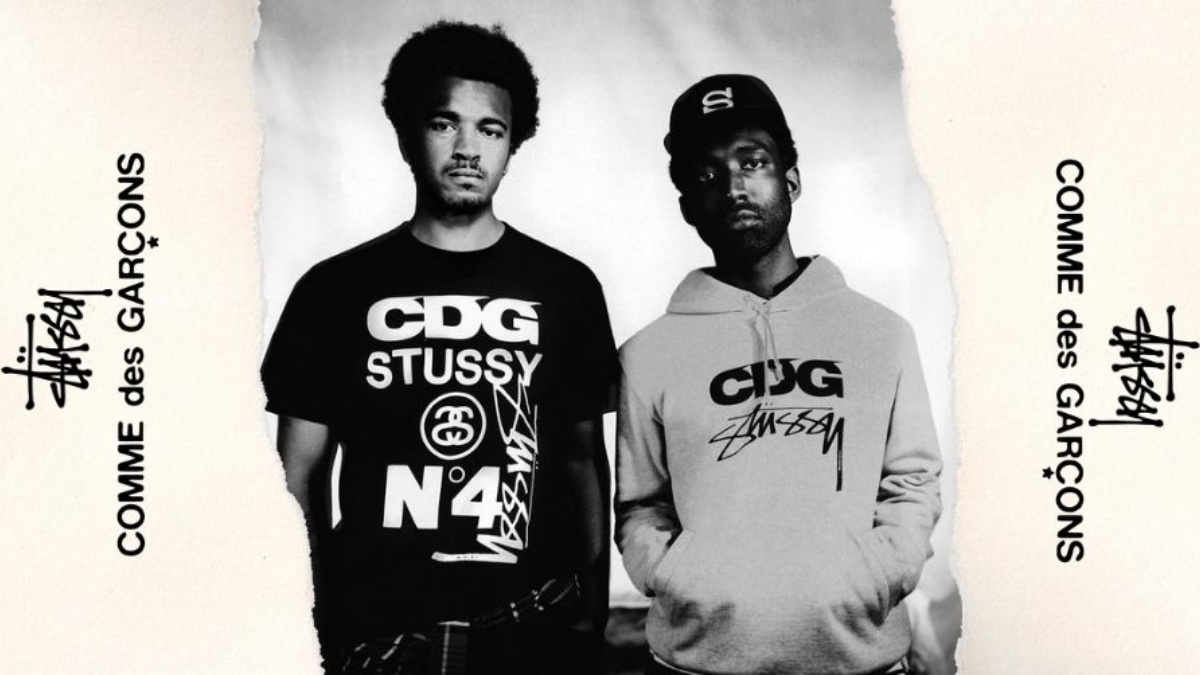 A look at the new Stüssy x Comme Des Garçons collection