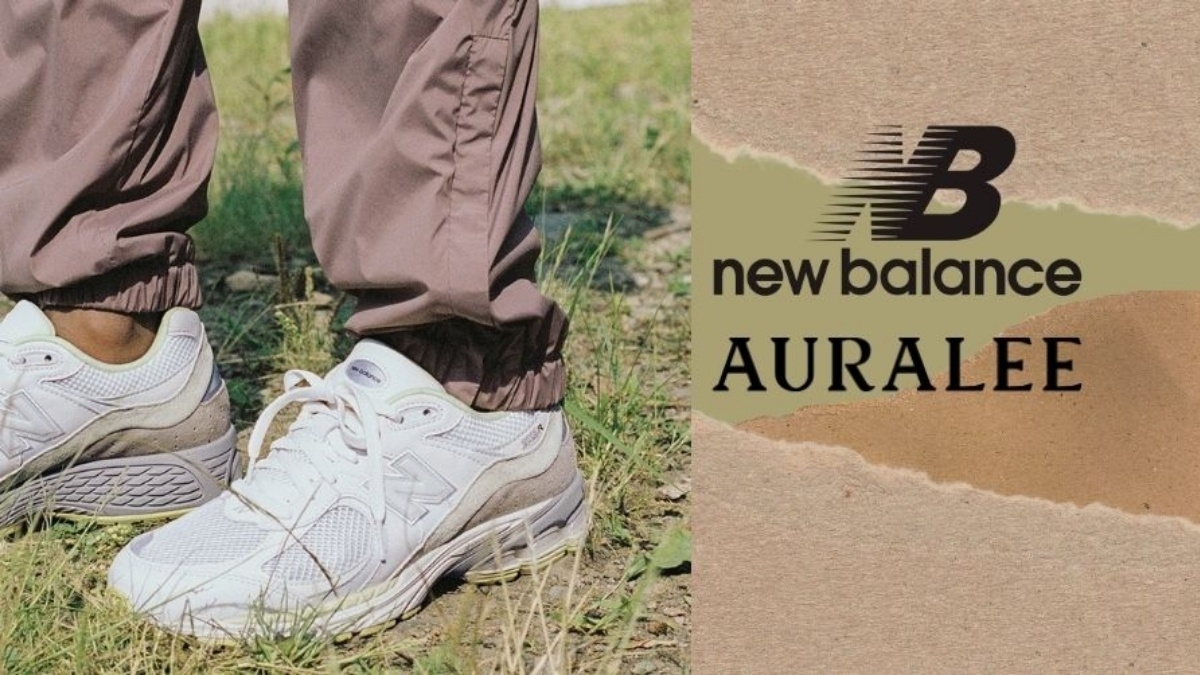 AURALEE x New Balance collab comes with two colorways on the 2002R