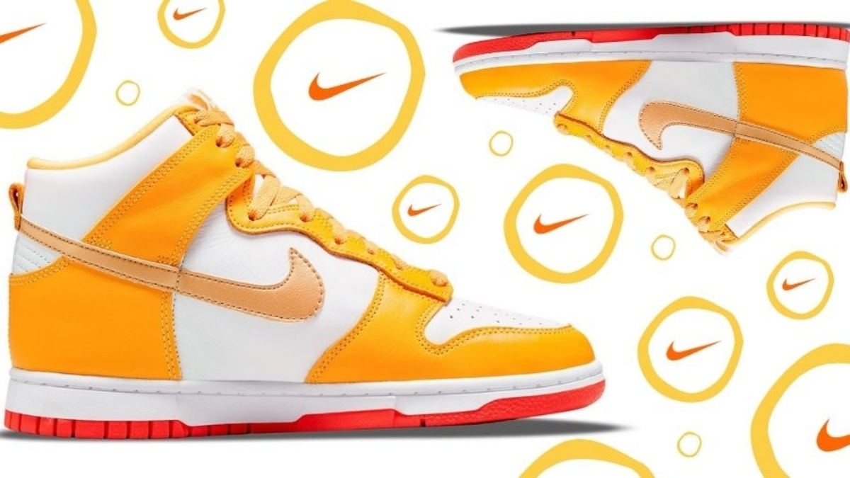 The Nike Dunk High 'Laser Orange' has been released