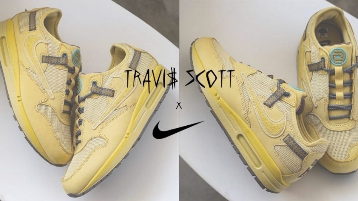 New footage from the Travis Scott x Air Max 1 'Wheat'