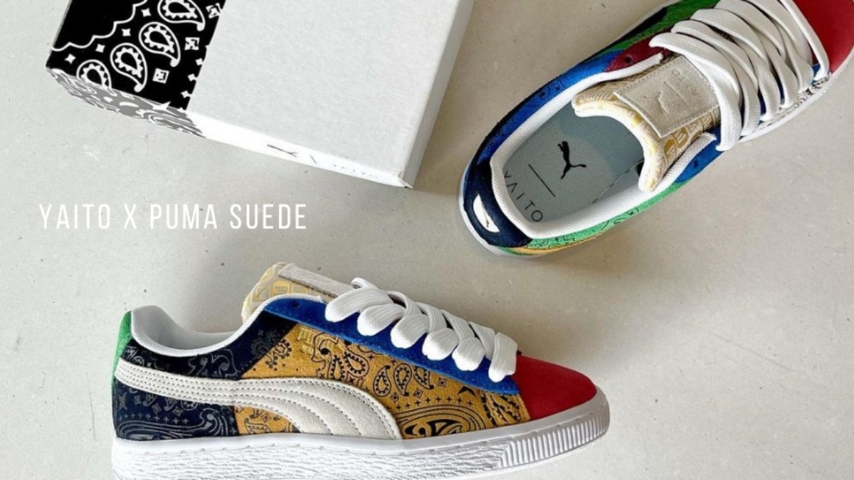 Check out the first images of the Yaito x Puma Suede here