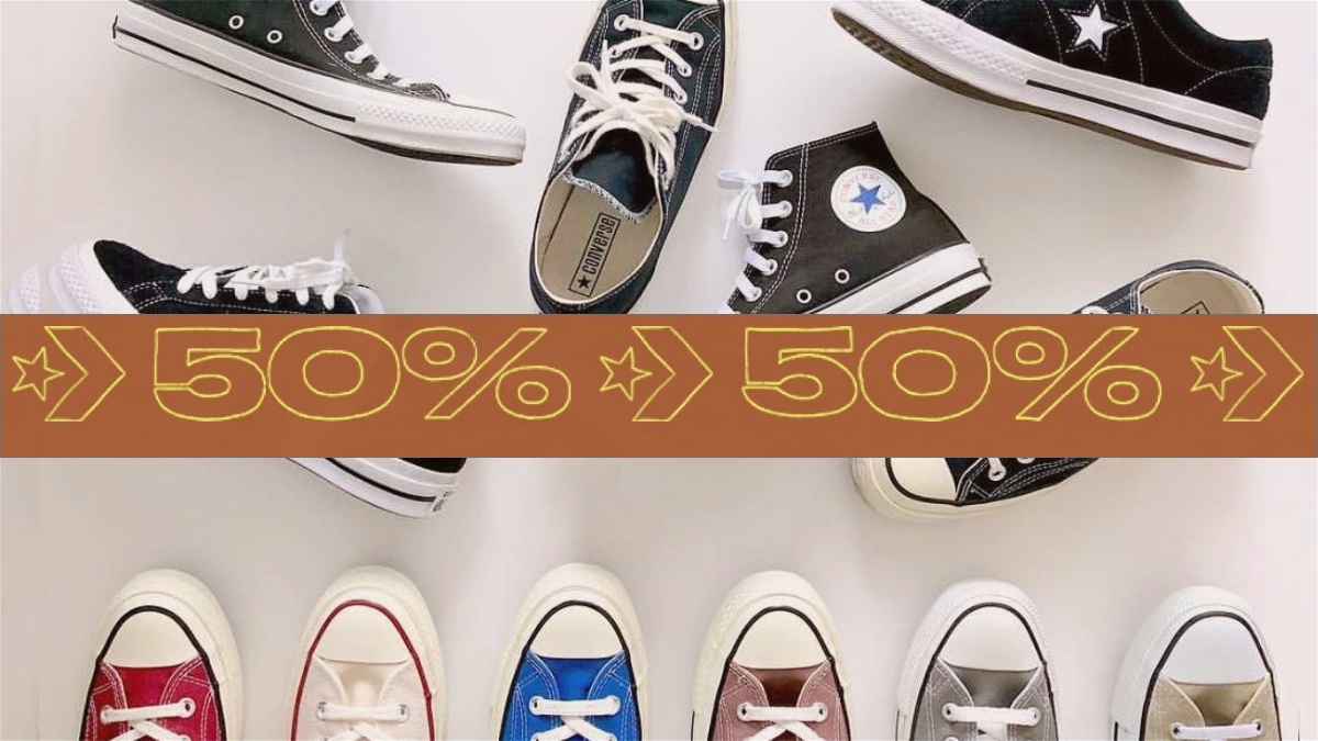 Steal Alert ⚠️ Up to 50% off in Converse Sale