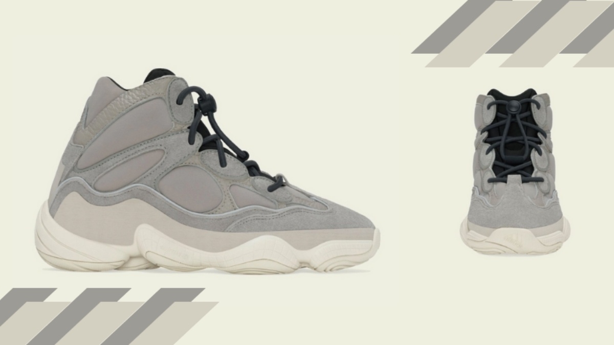 Check out the adidas Yeezy 500 High 'Mist Stone'