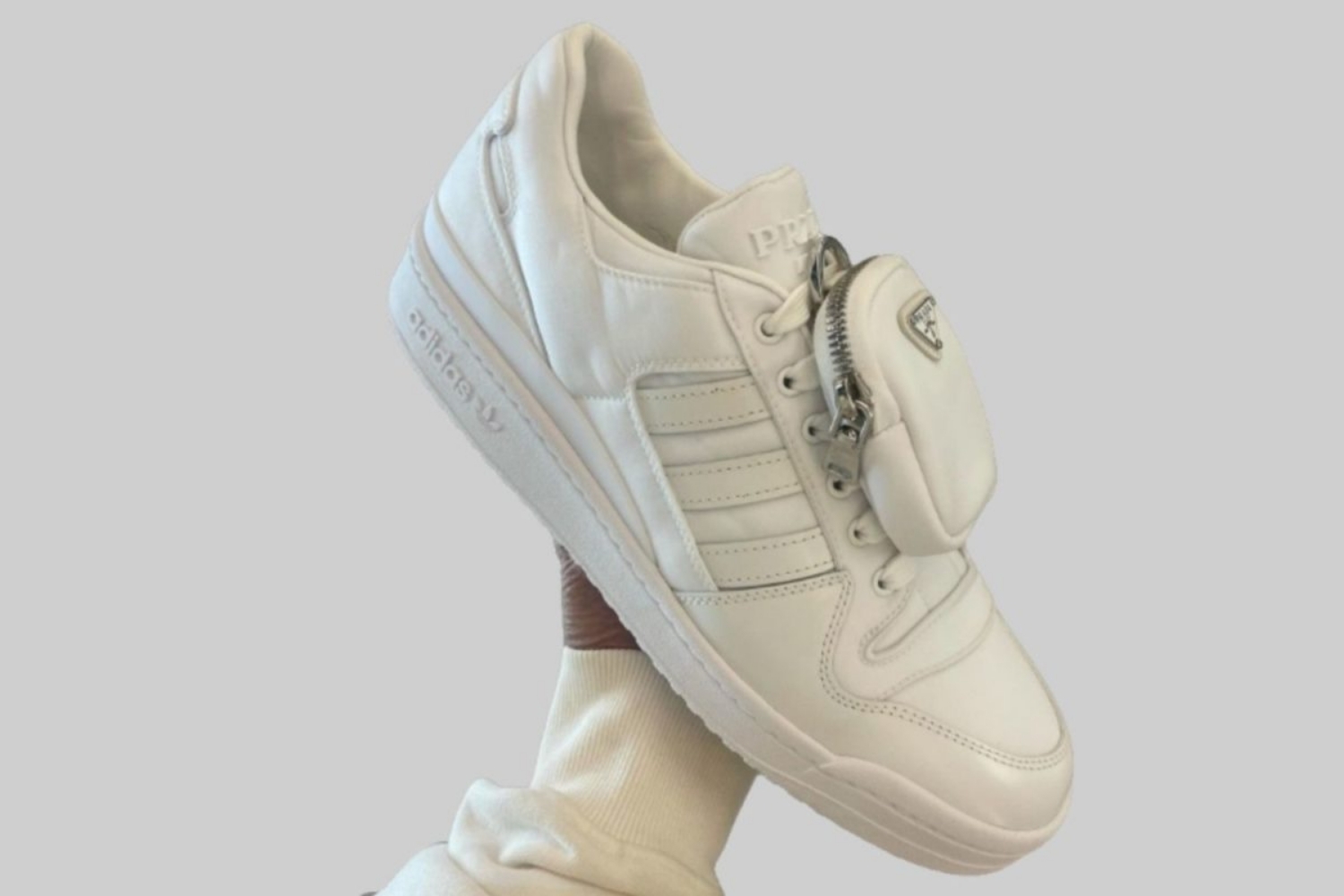 New images surfaced of Prada x adidas Forum Low
