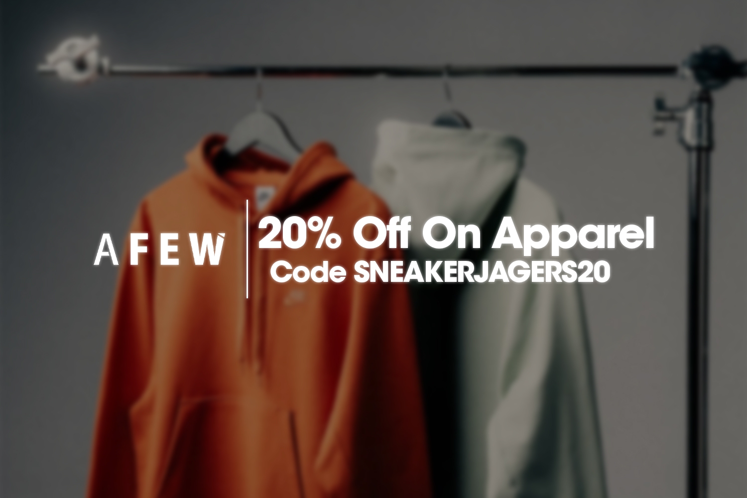 AFEW x Sneakerjagers discount code on apparel