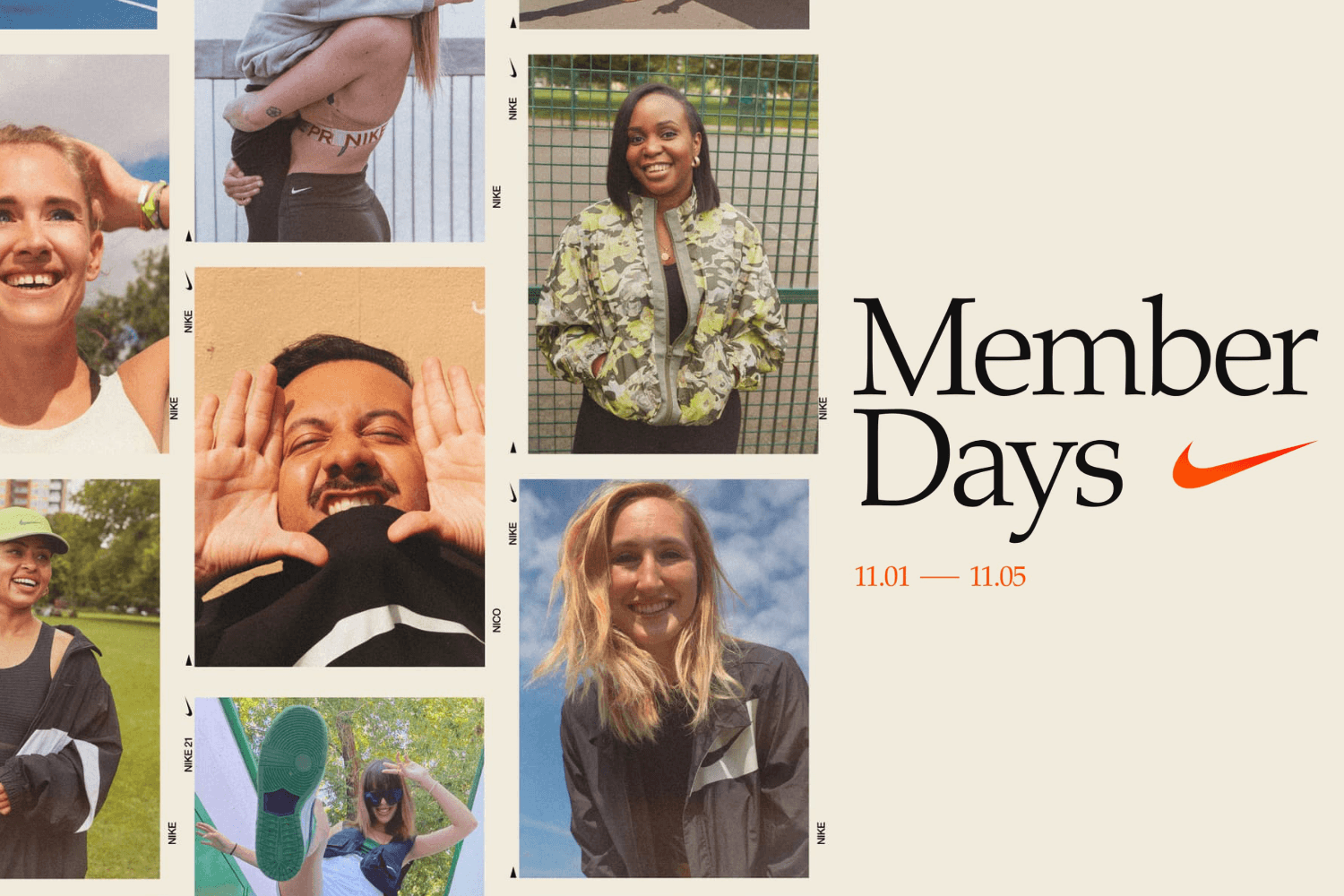 Be part of the Nike Member Days and get inspired