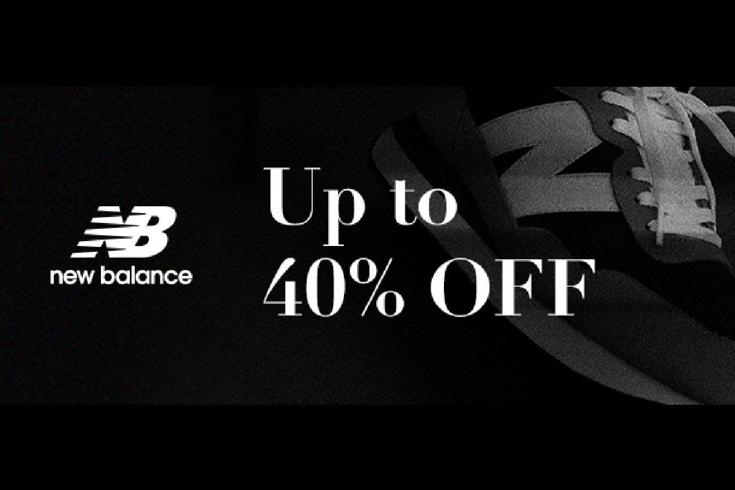 Get up to 40% off with the New Balance Black Friday sale