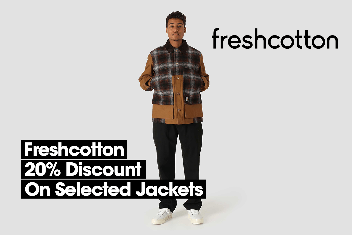 Freshcotton has 20% discount on selected jackets