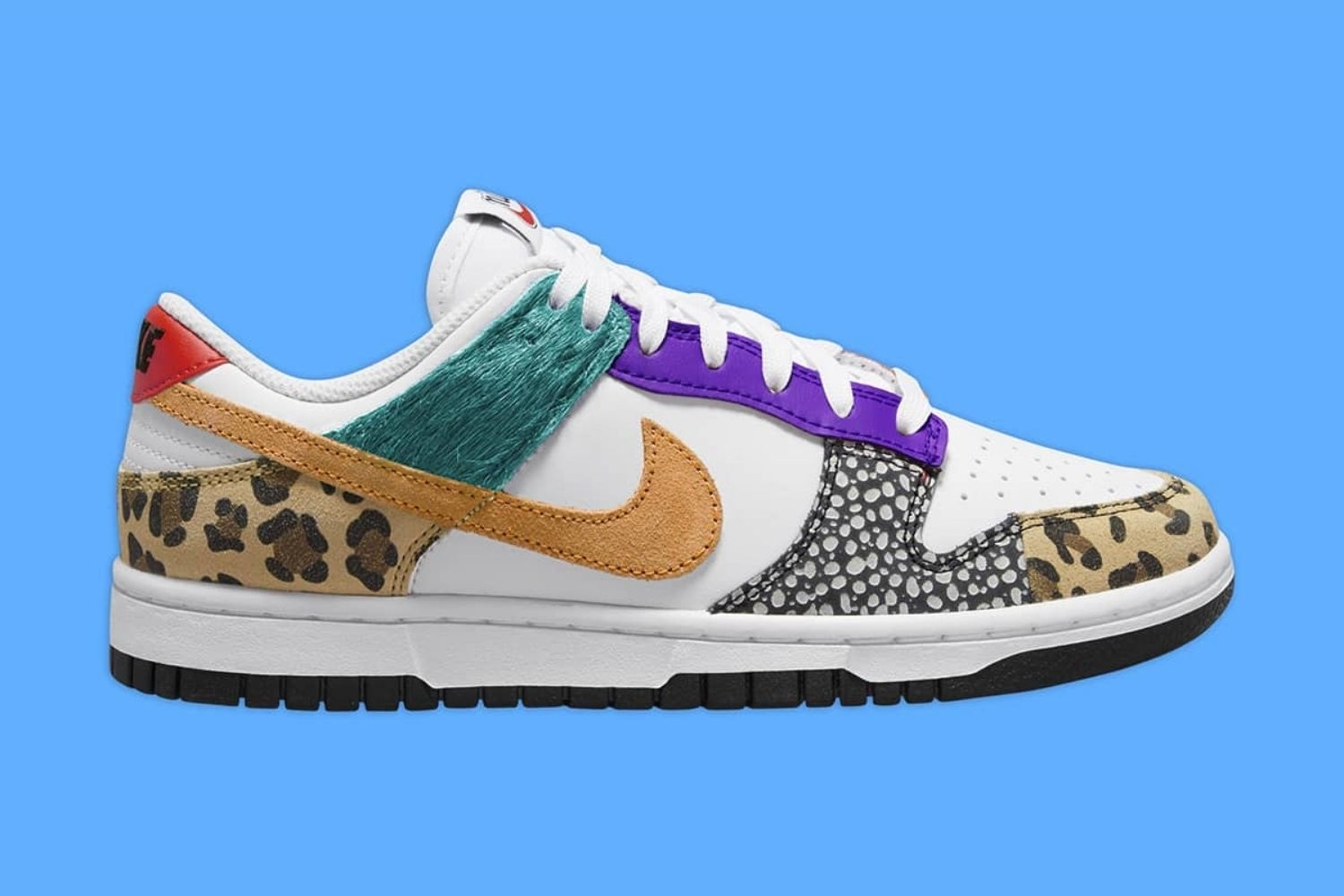 Check out the Nike Dunk Low 'Safari Mix' here