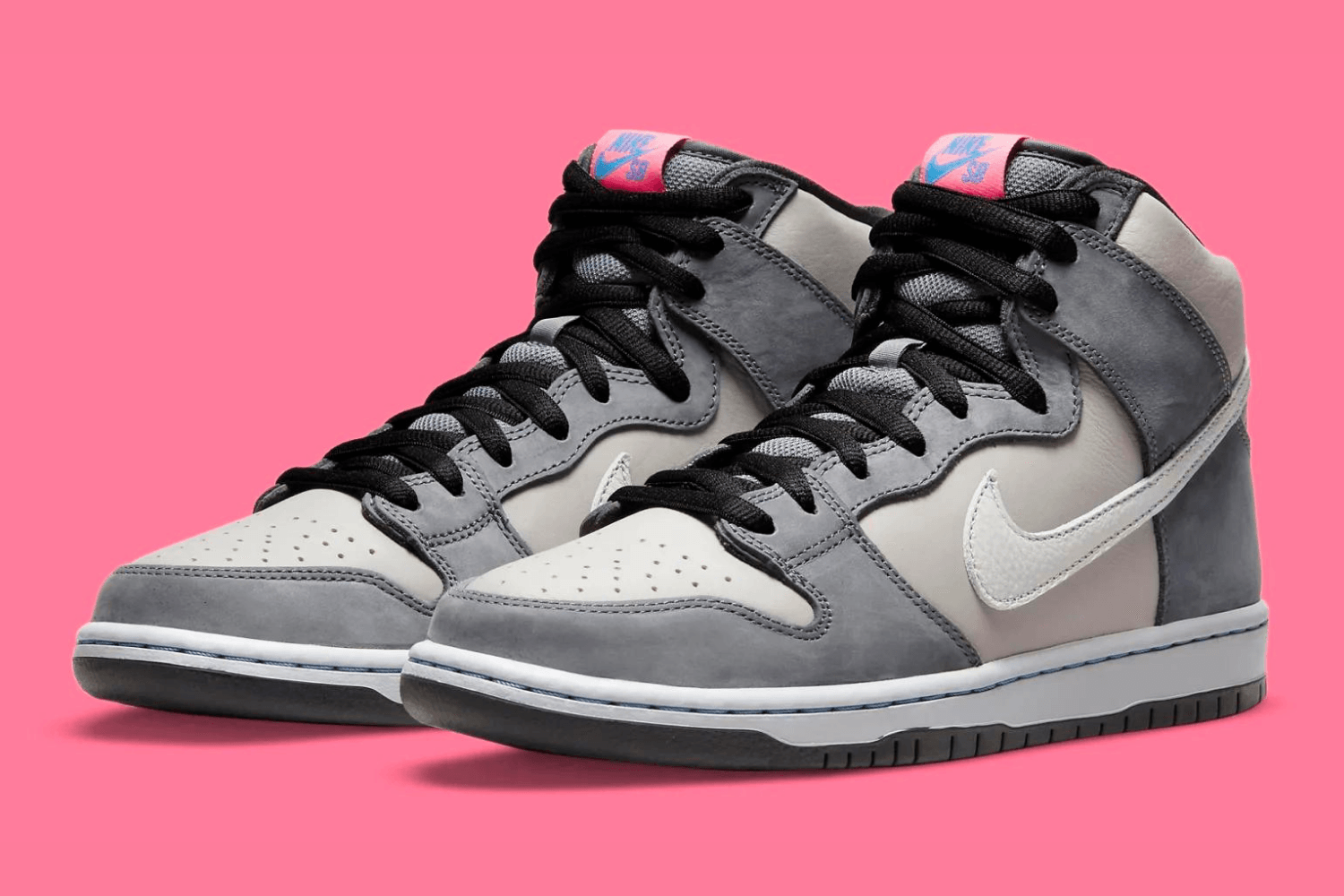 Official pictures of the Nike SB Dunk High 'Medium Grey'