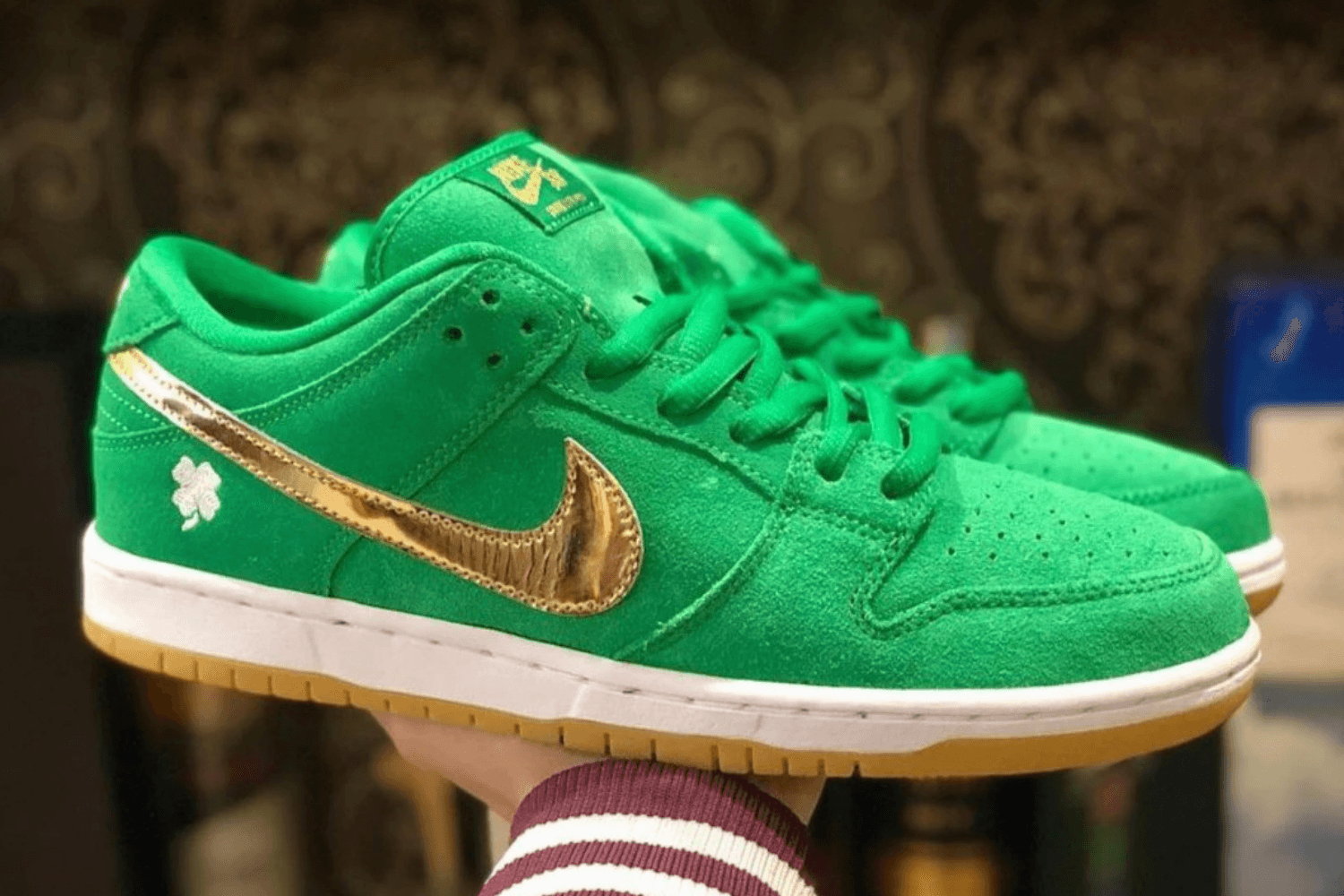 First images of the Nike SB Dunk Low 'St. Patrick's Day