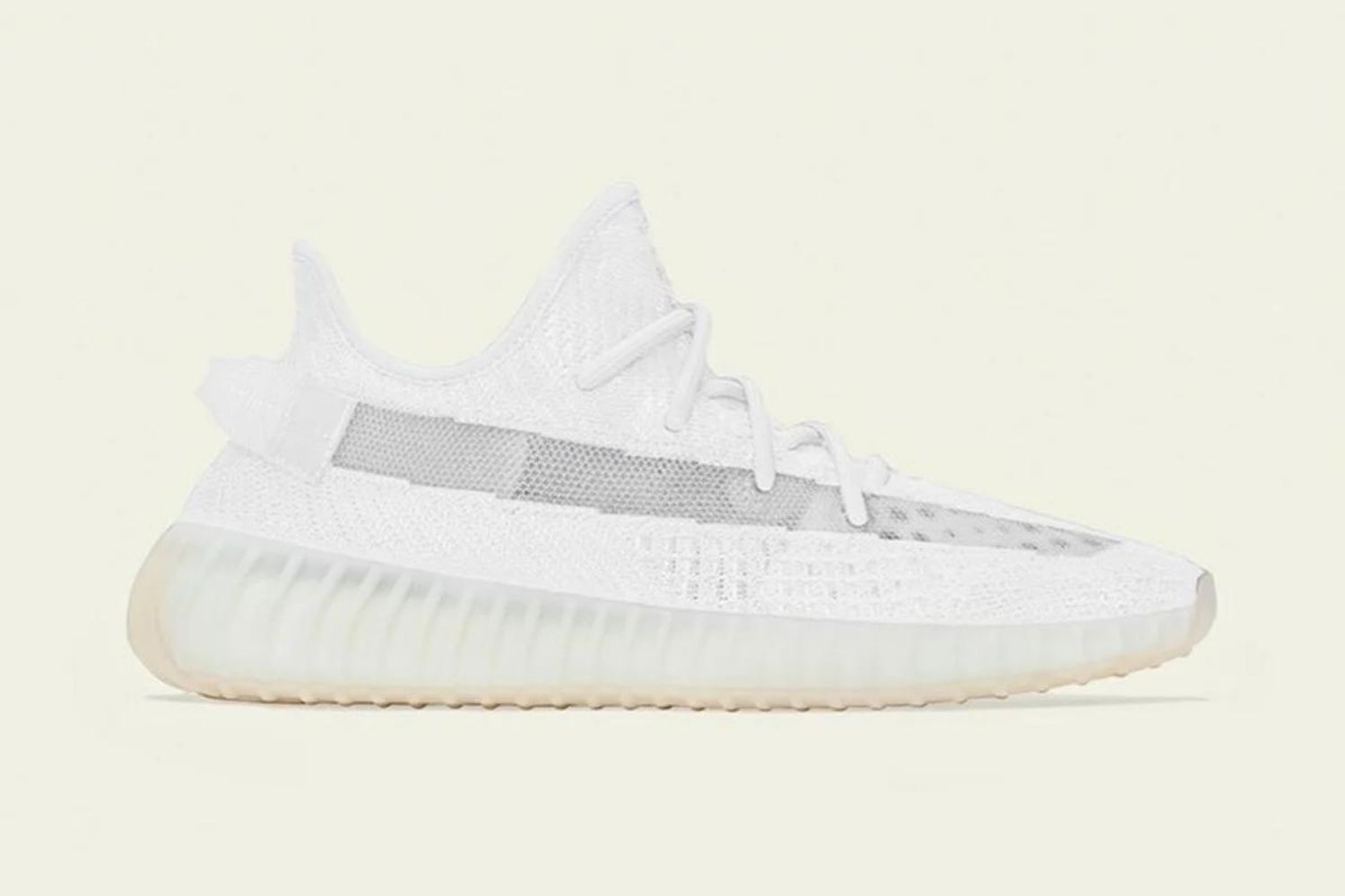 The adidas Yeezy 350 v2 comes in 'Cotton White' in 2022