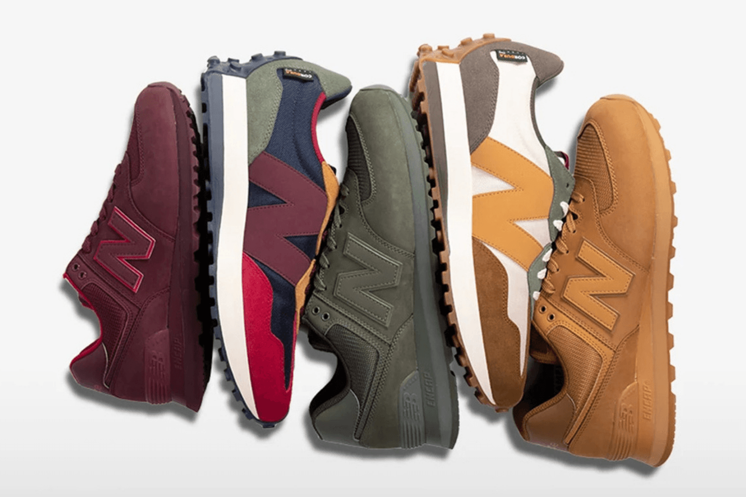 New Balance drops a 574 &#038; 327 'Winterized' pack
