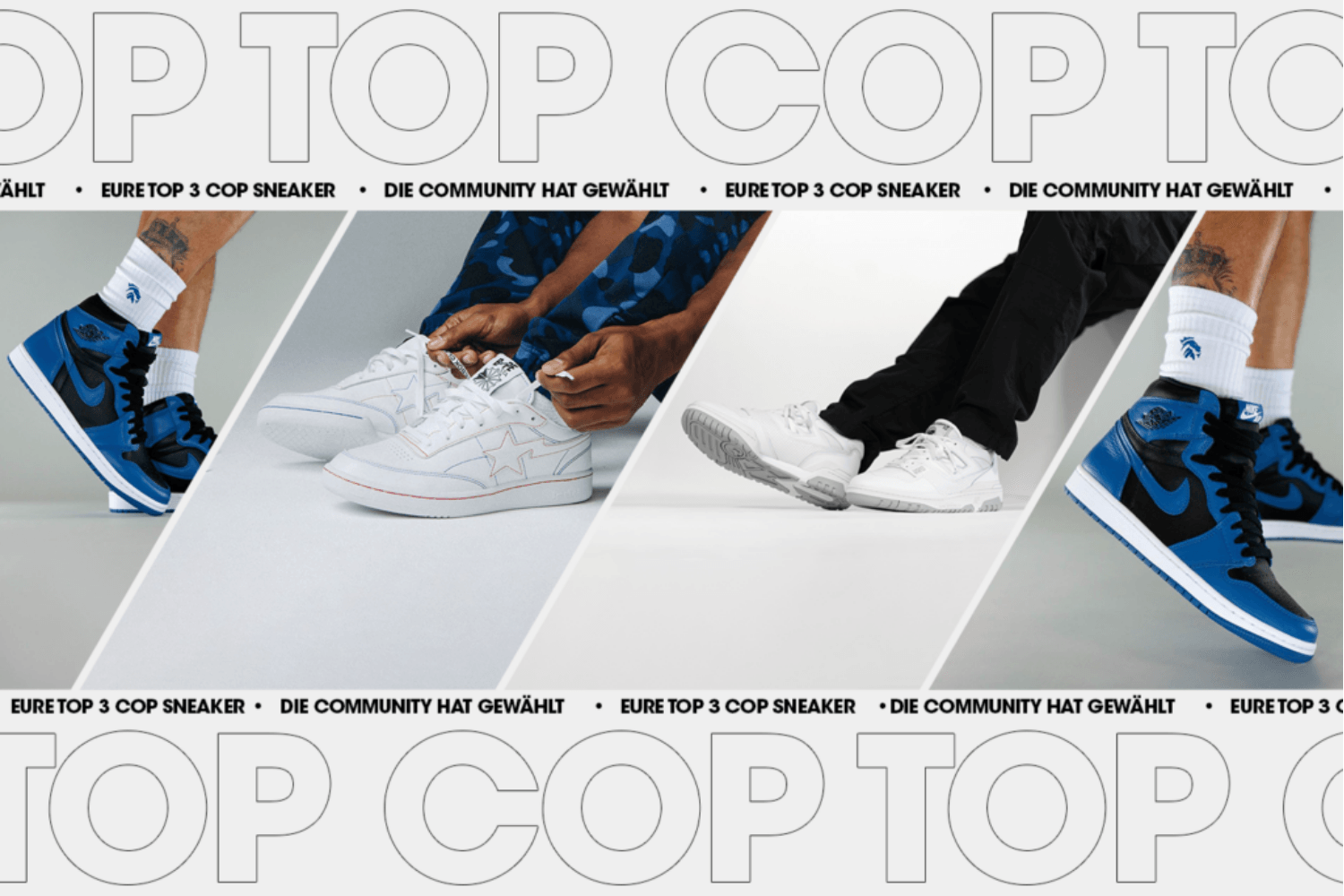 The community has voted: Your Top 3 Cop Sneaker - Week 3