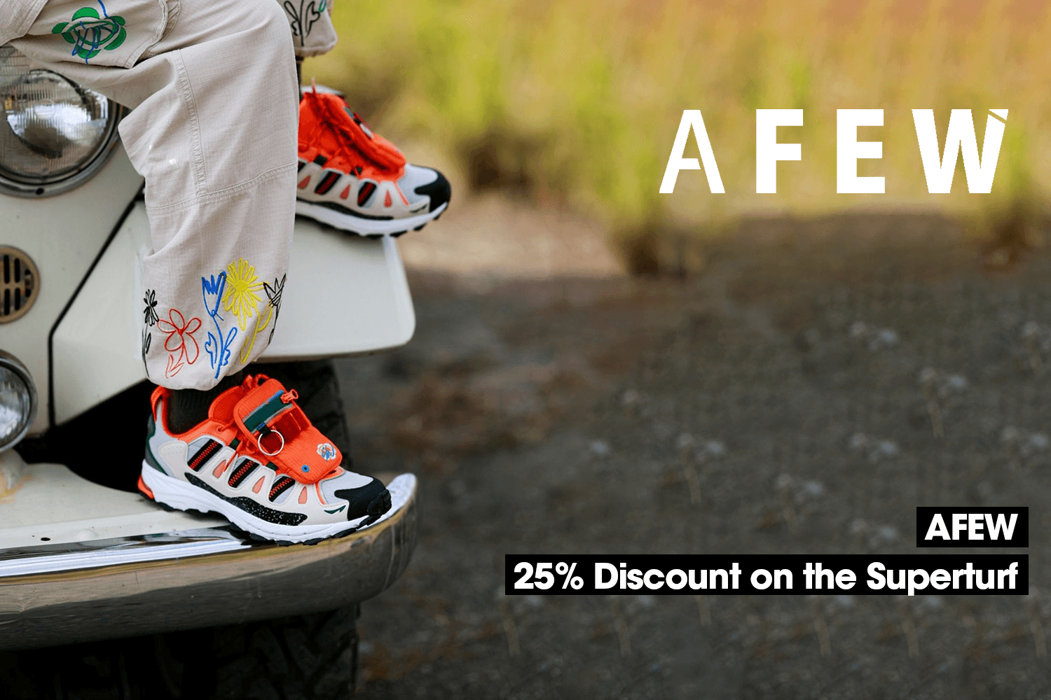 Get 25% discount on the adidas Superturf at AFEW