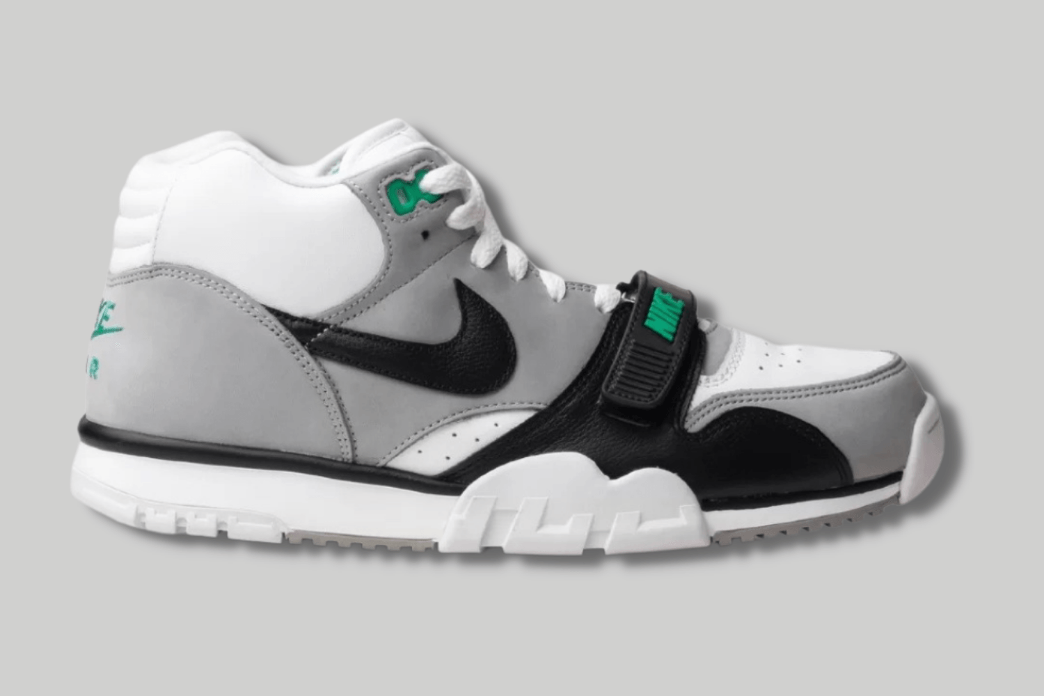 The Nike Air Trainer 1 Mid 'Chlorophyll' makes a comeback