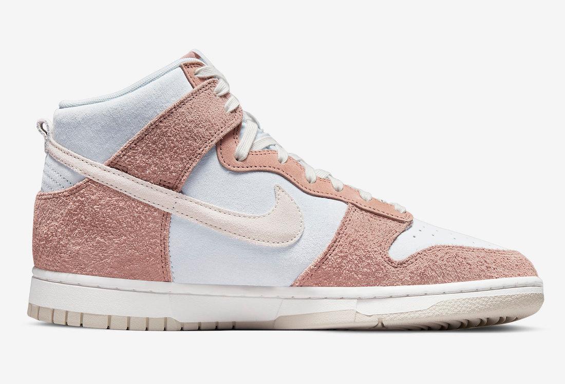 Nike Dunk High 'Fossil Rose'