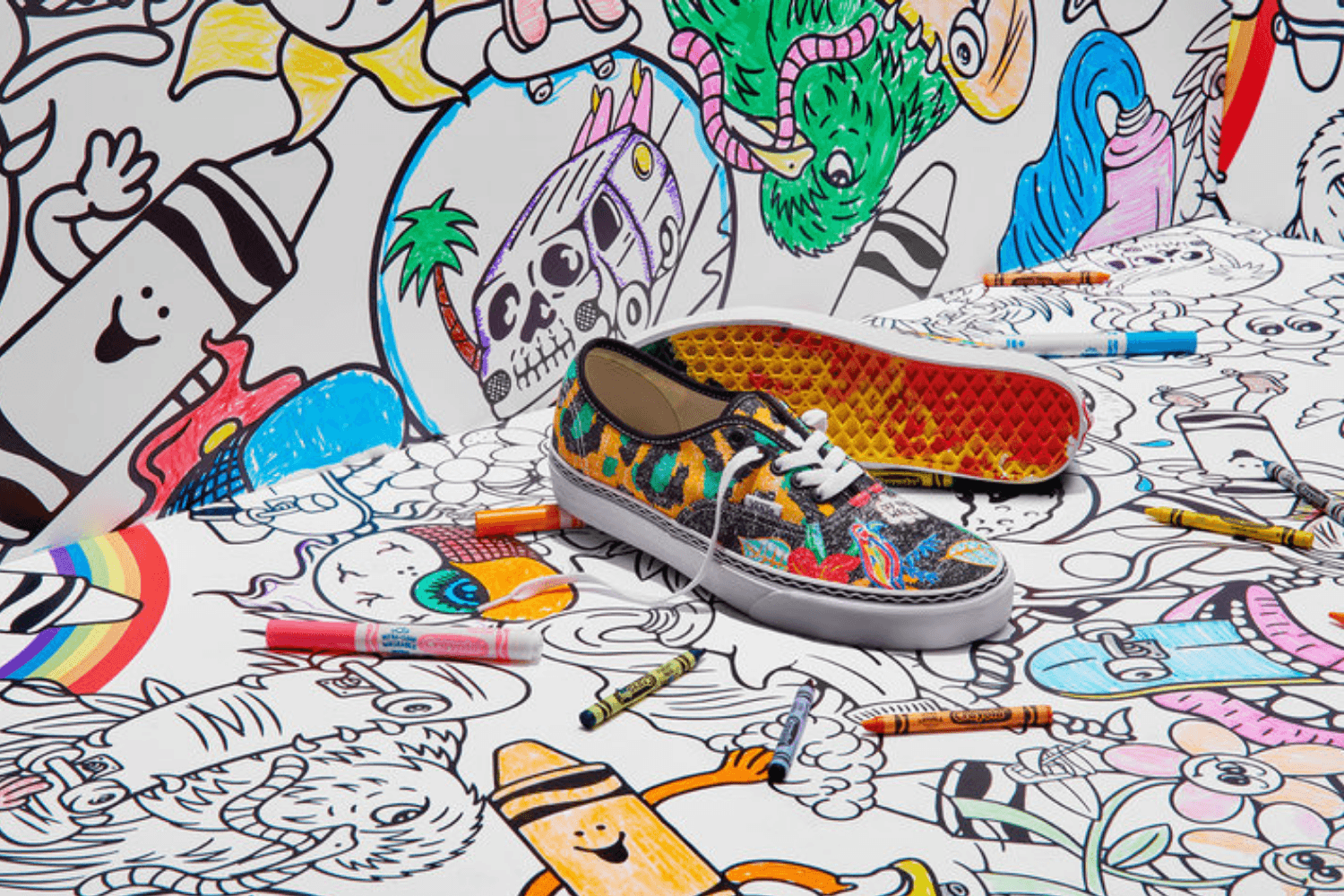 Vans and Crayola are joining forces once again