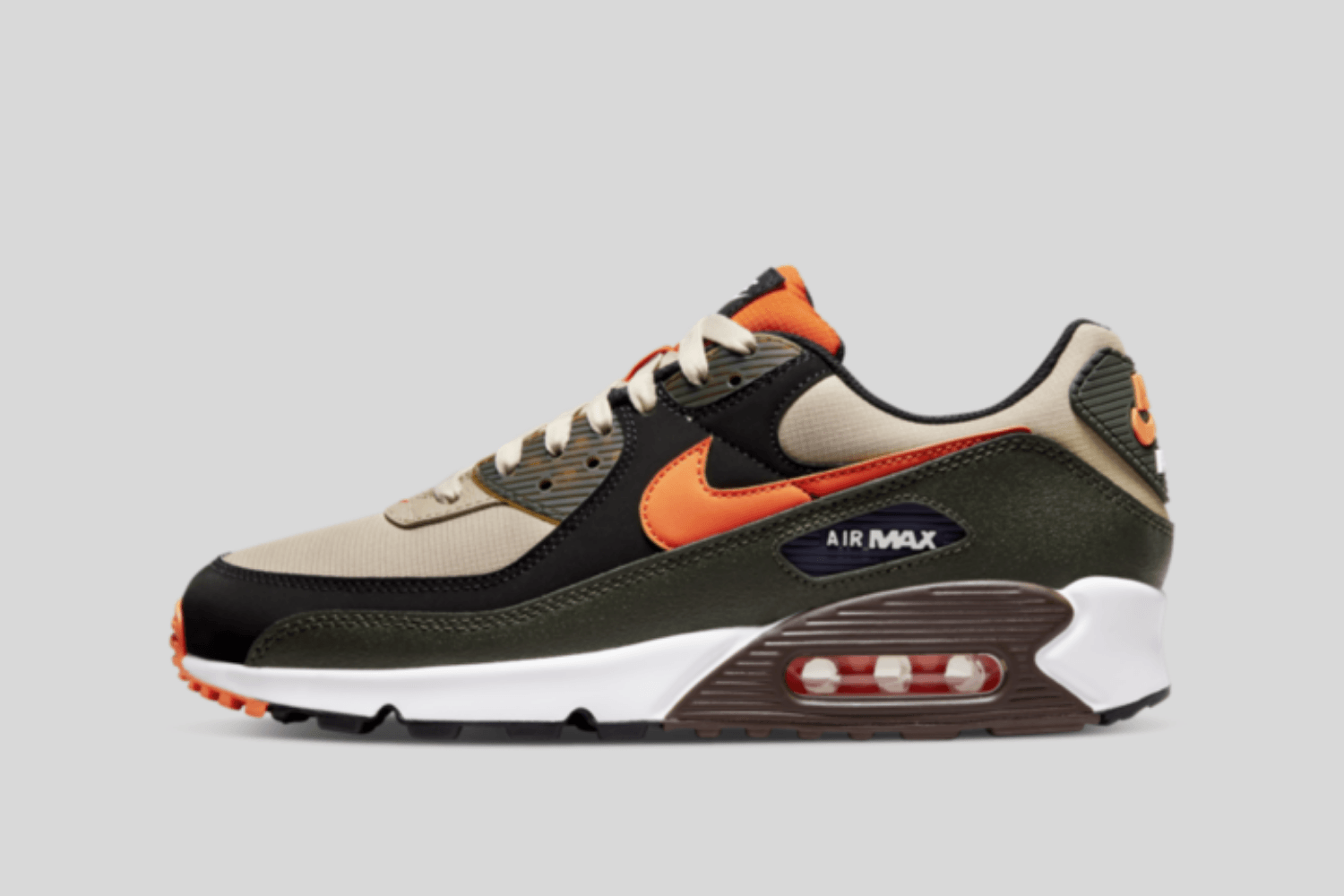 The Nike Air Max 90 comes in a 'Buck Hunter' colorway