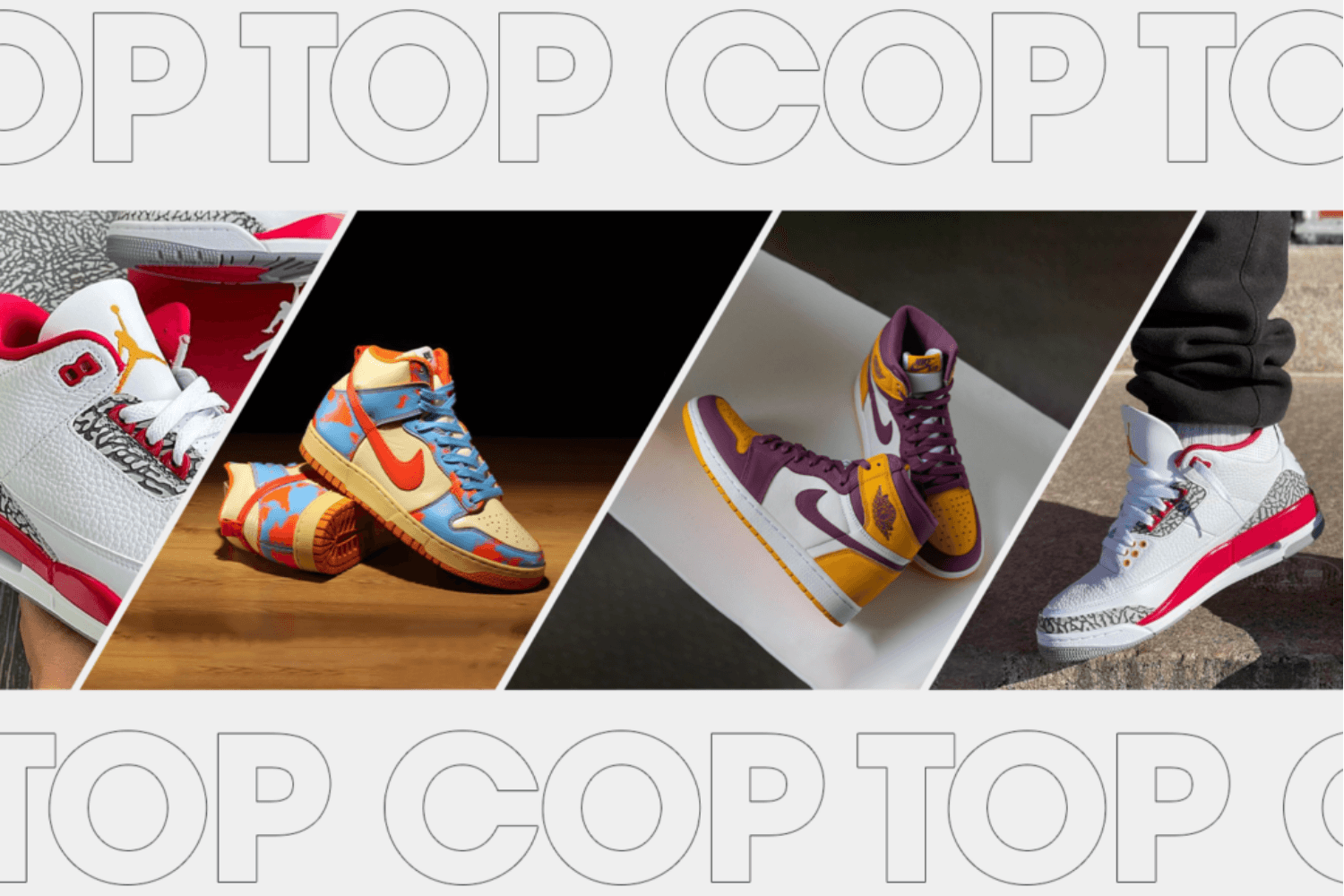 The community has voted: Your Top 3 Cop Sneaker Week 8