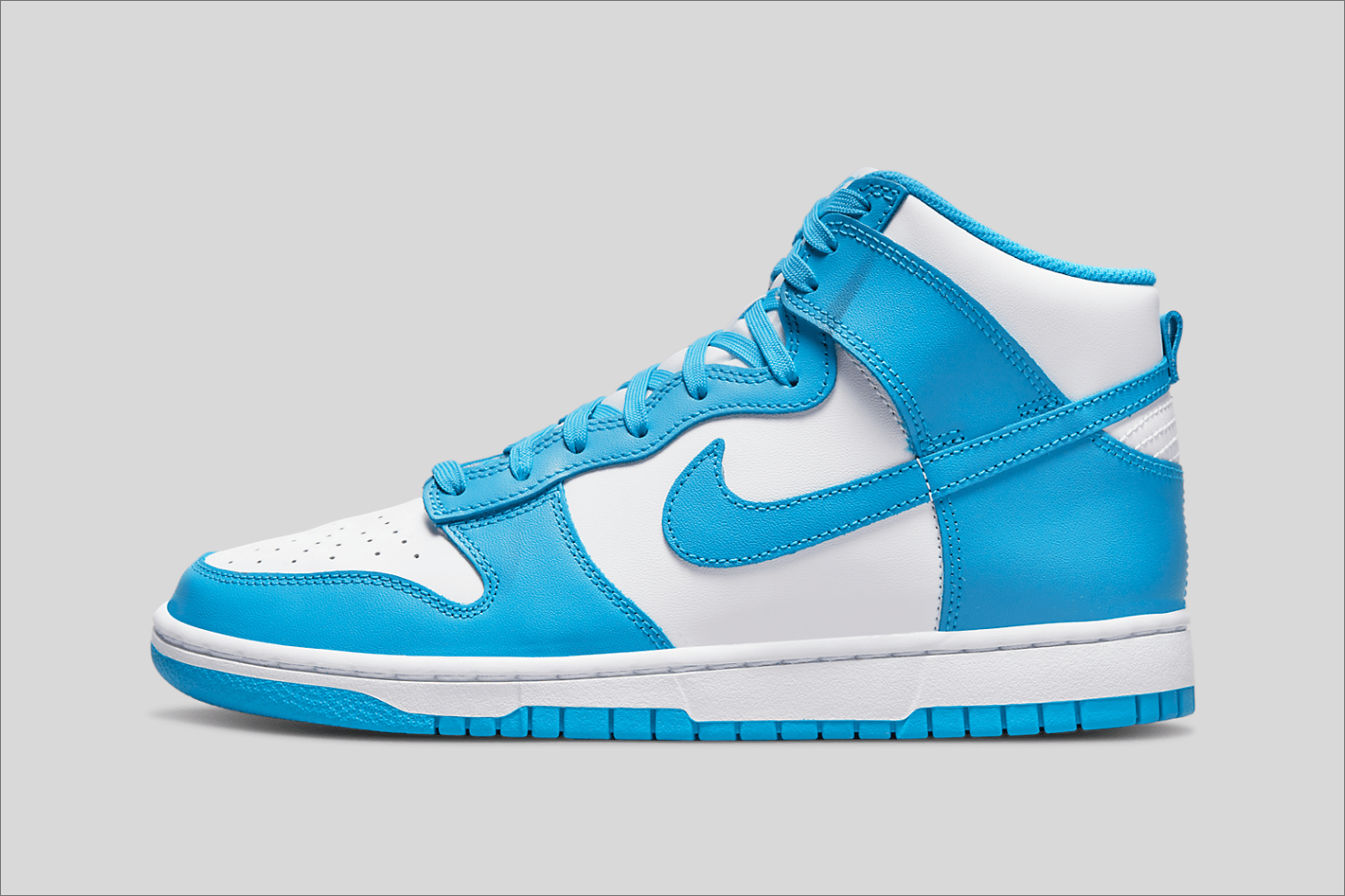 A Nike Dunk High 'Laser Blue' will release soon