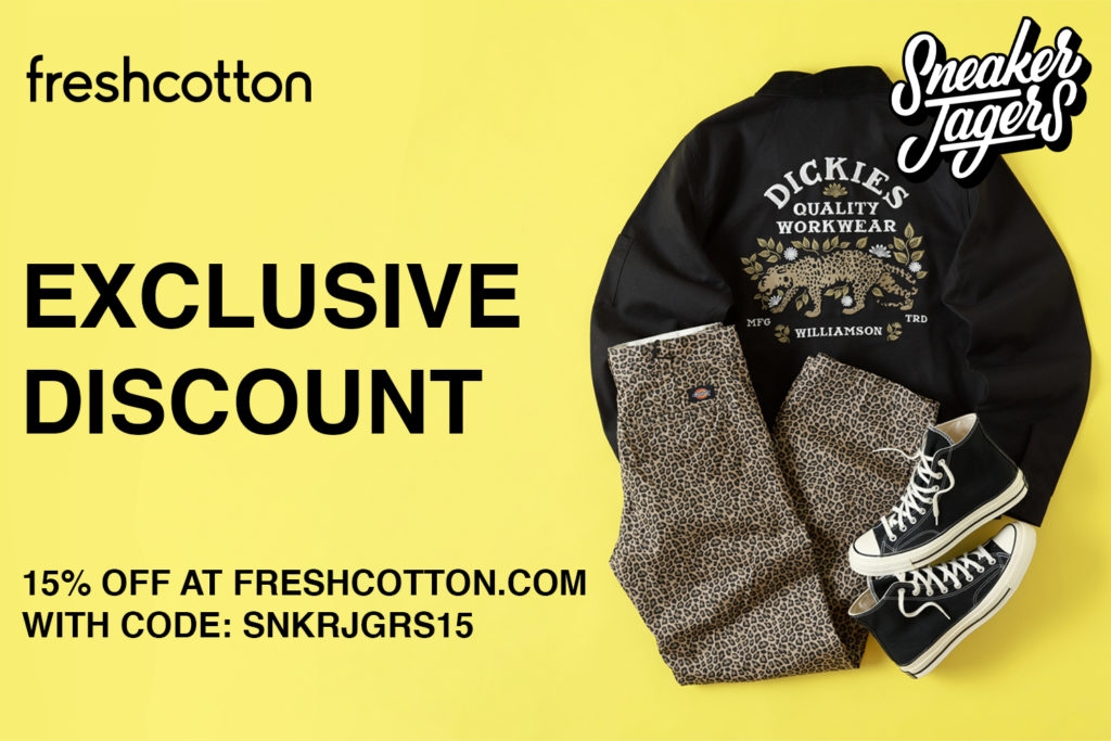Get an exclusive discount at Freshcotton with Sneakerjagers