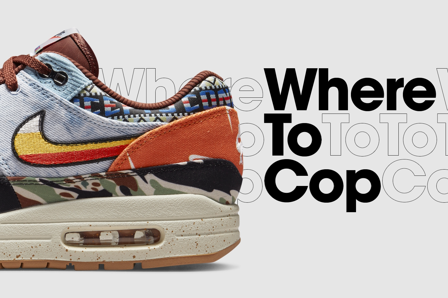 Where to cop: Concepts x Nike Air Max 1 'Heavy'