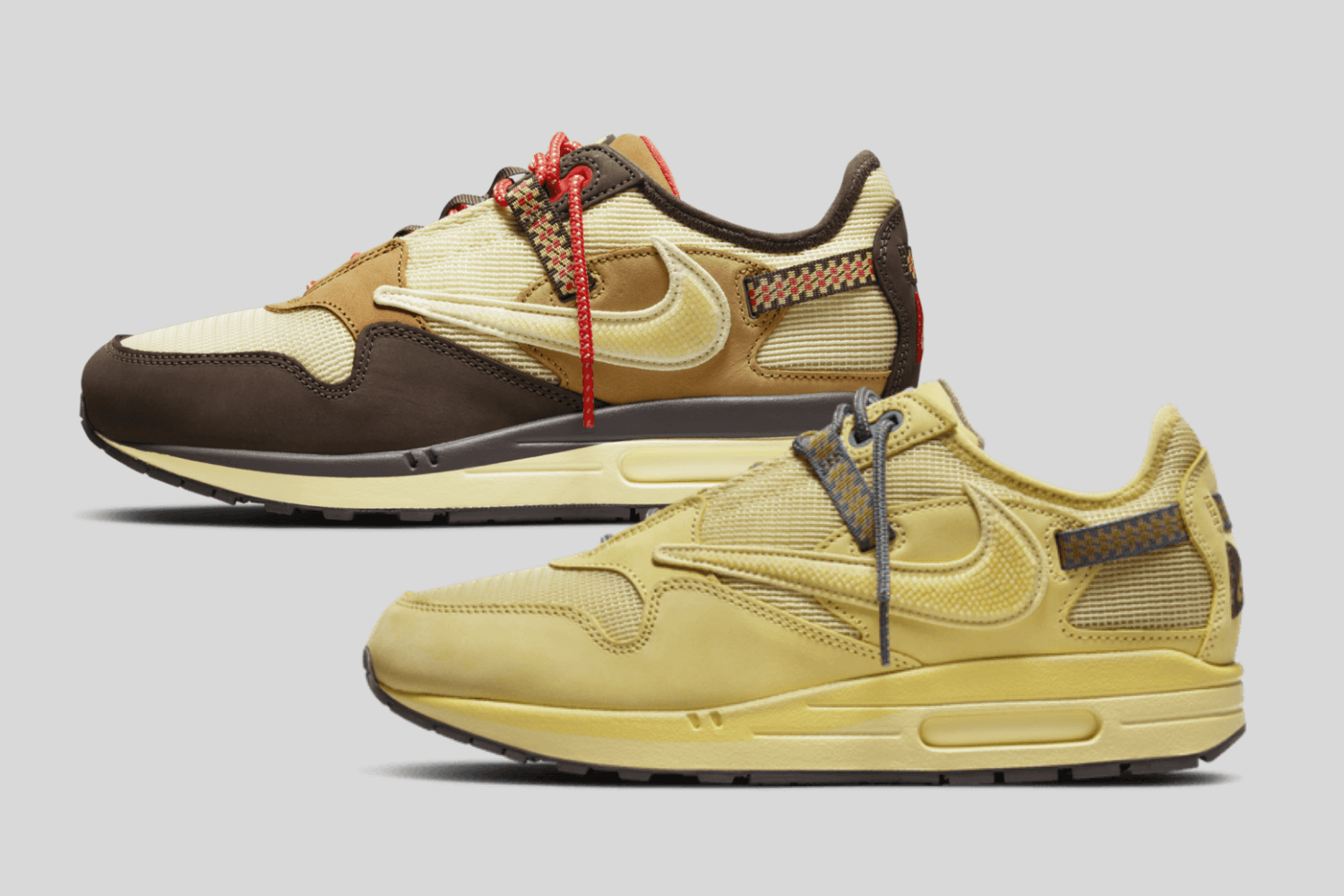 The Travis Scott x Nike Air Max 1 is likely to be released May 2022