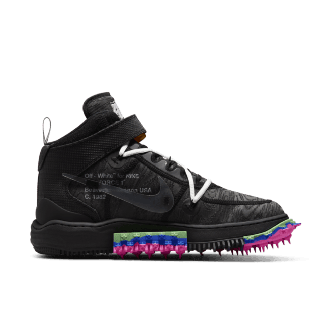 Off-White™ x Nike Air Force 1 Mid 'Black'