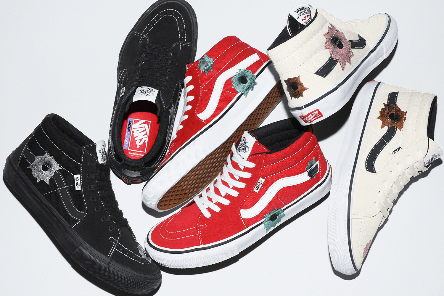 Supreme and Vans collaborate with Nate Lowman