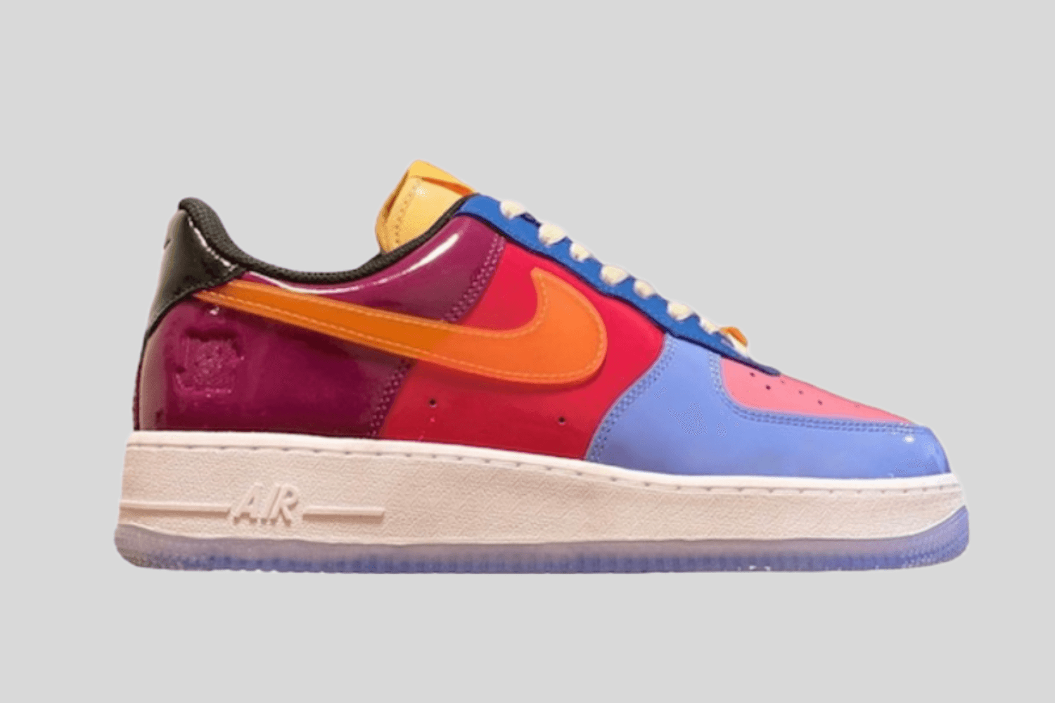 Take a look at the Nike X UNDEFEATED Air Force 1 Low Multi-Patent