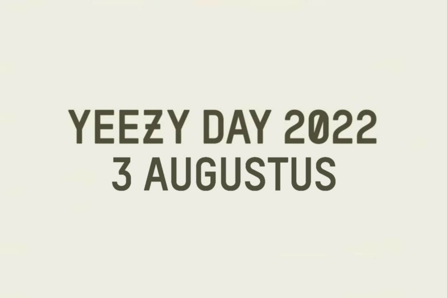 Are you ready for Yeezy Day 2022?