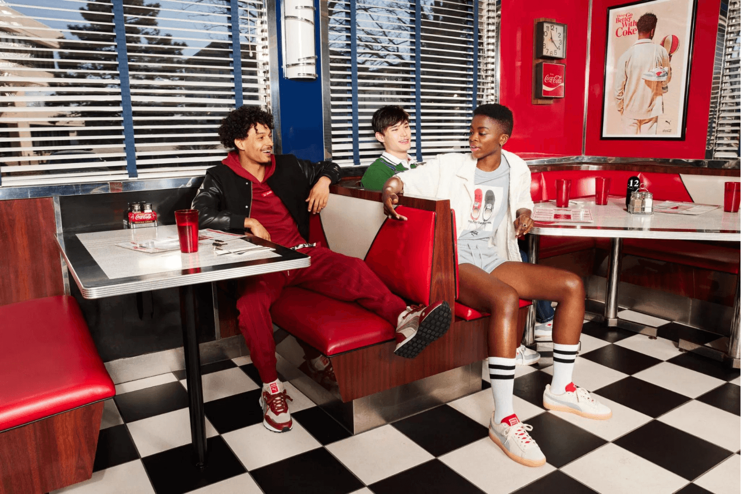 The PUMA x Coca-Cola collection is available now
