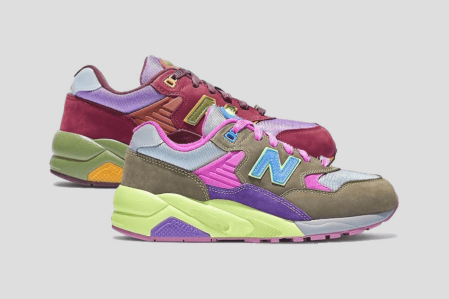 Official images of the Stray Rats x New Balance 580 pack