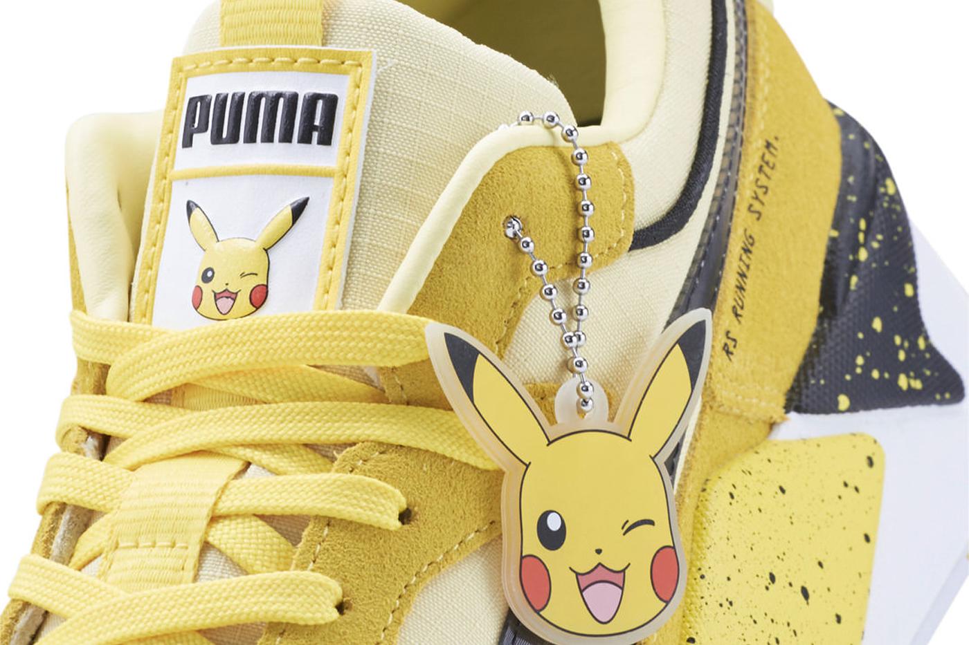 puma pokemon pikachu sneaker tag