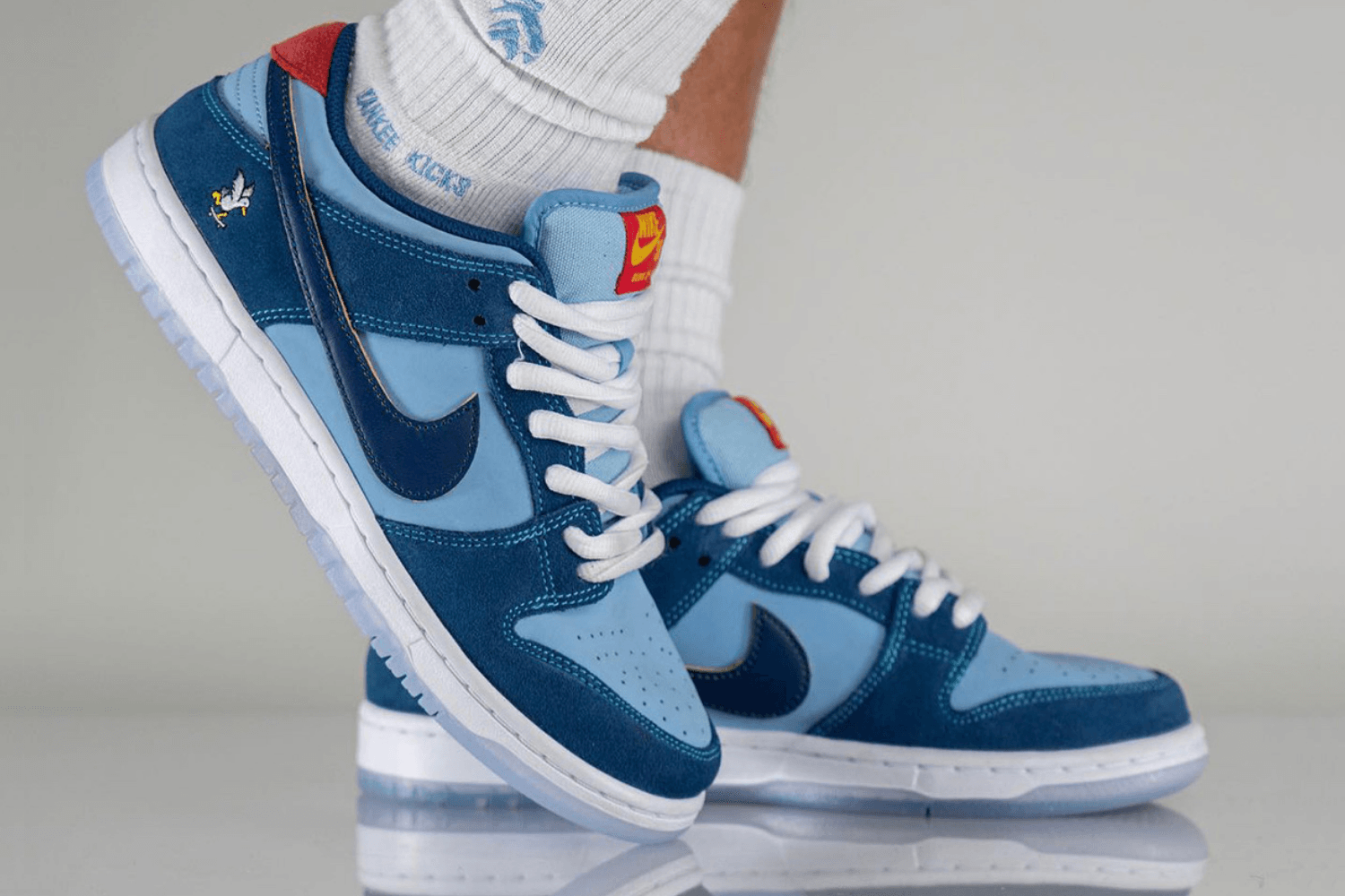 The Why So Sad? x Nike SB Dunk Low 'Coastal Blue' with an important message