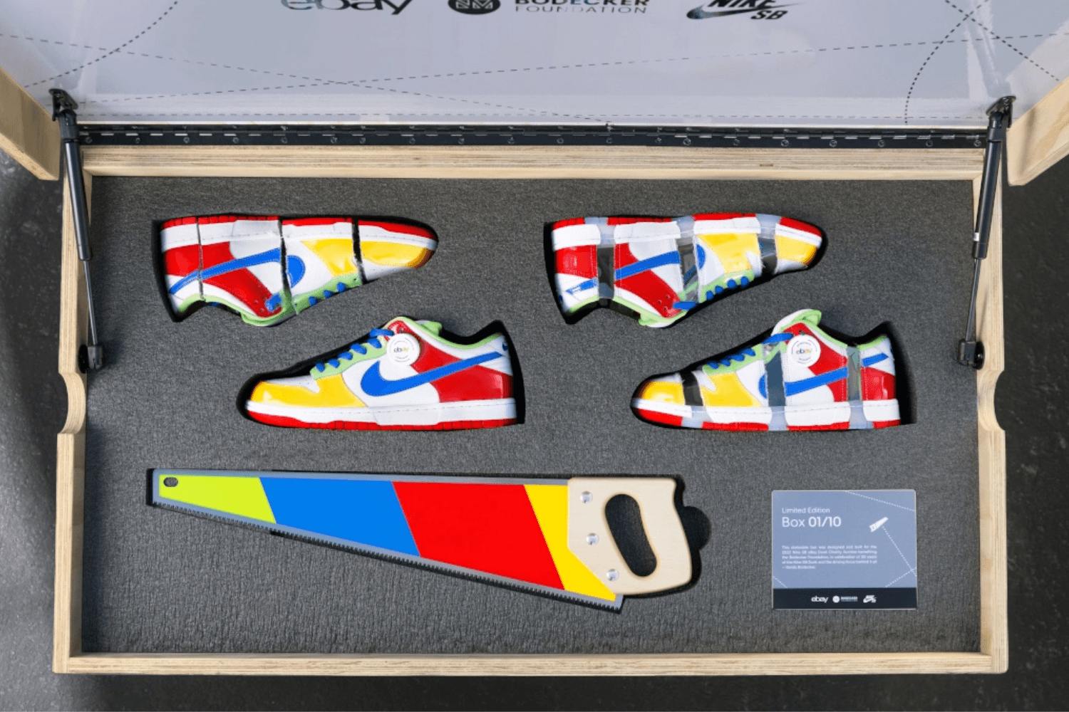 The eBay x Nike SB Dunk Low pays tribute to Sandy Bodecker