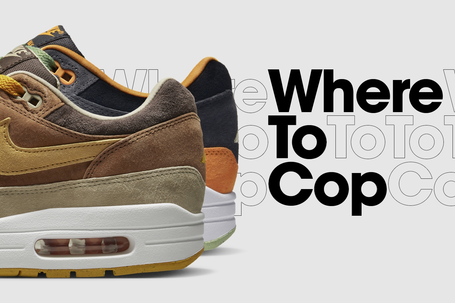Where to cop: the Nike Air Max 1 Premium 'Pecan' &#038; 'Honeydew' - Ugly Duckling