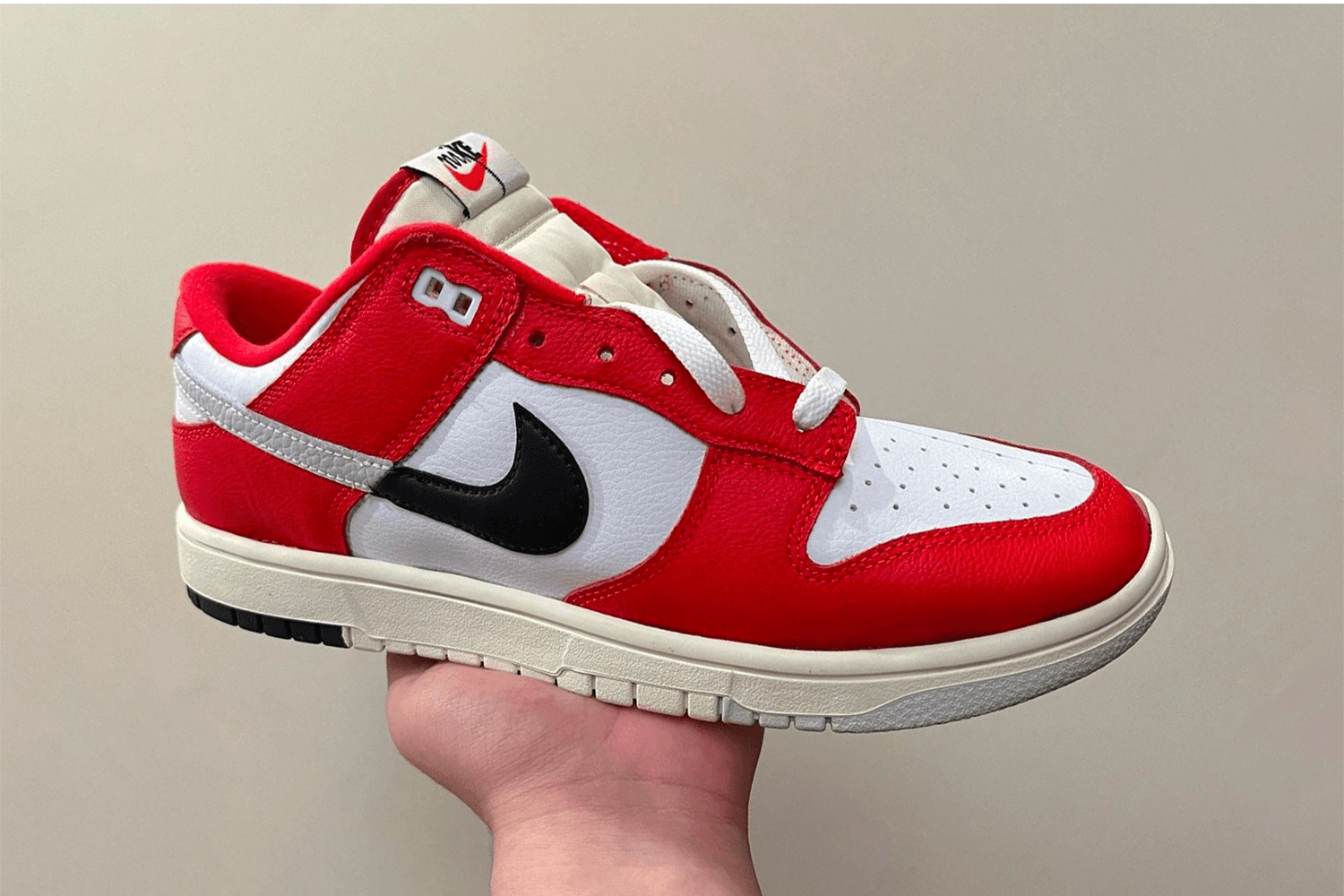 Upcoming Nike Dunk Low in the renowned Chicago colorway