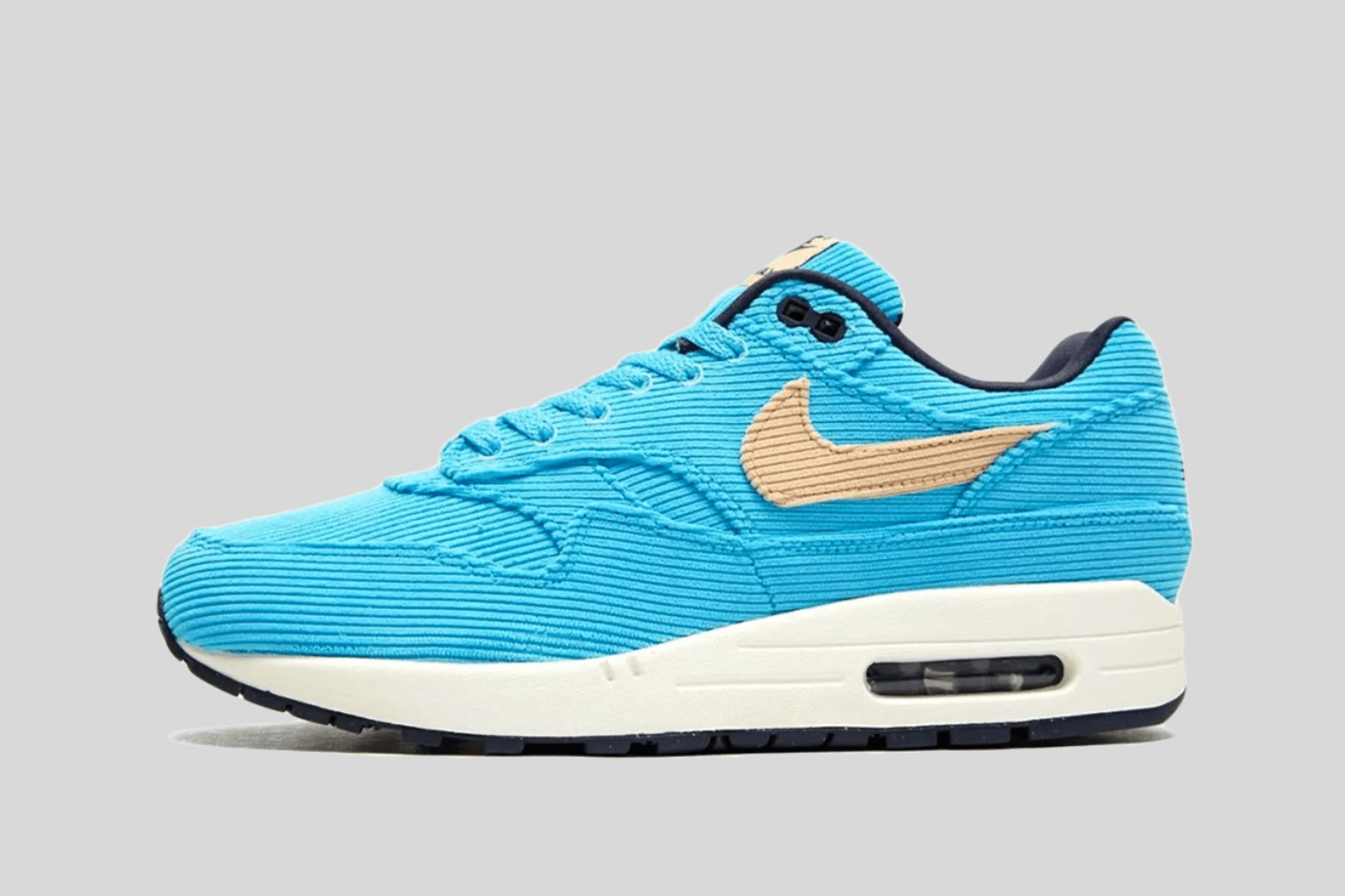 The Nike Air Max 1 Corduroy 'Baltic Blue' is expected in 2023