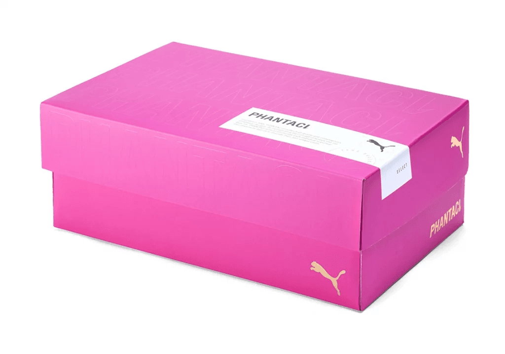 PHANTACi x PUMA Suede pink shoe box
