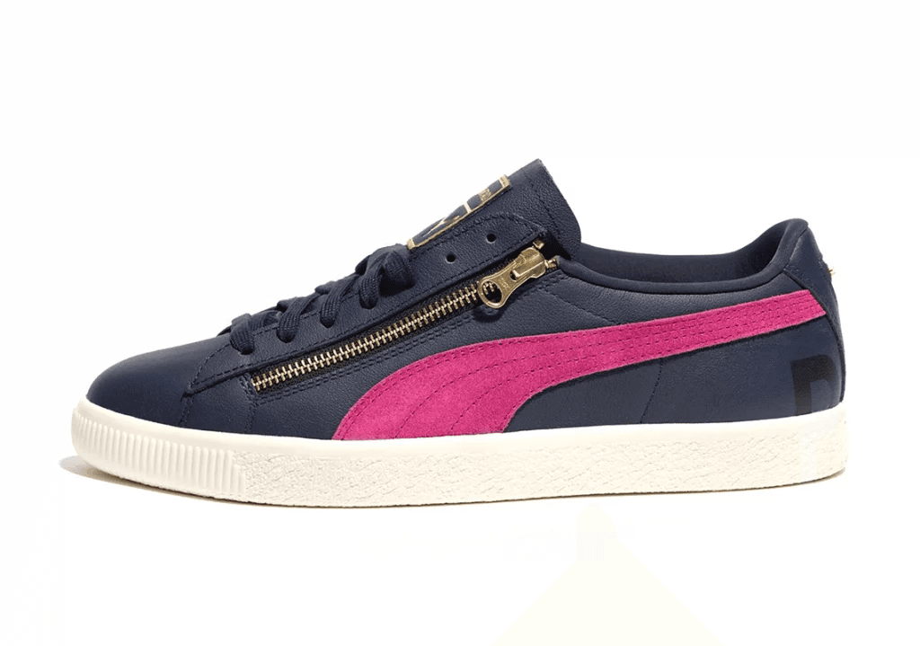PHANTACi x PUMA Suede from the side with zipper