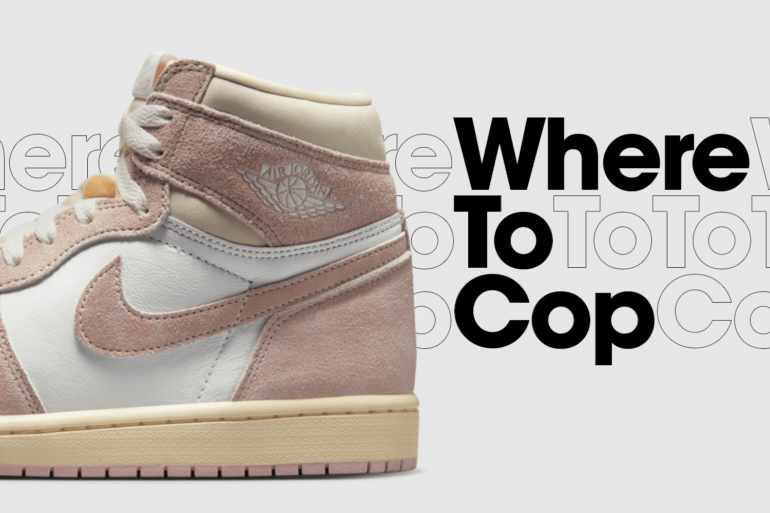 Where to cop: the Air Jordan 1 High OG 'Washed Pink'